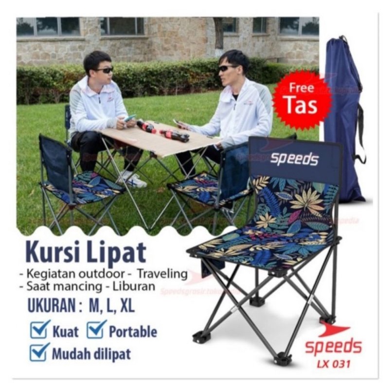 kursi lipat outdoor XL Speeds
