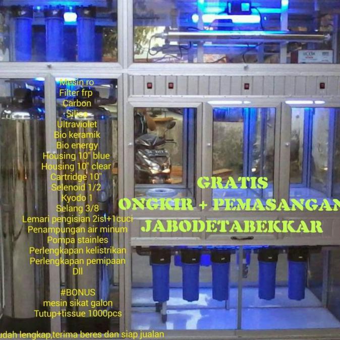 Promo Usaha Depot Air Minum Isi Ulang Ro 80 Galon/Hari ( 400 Gpd )