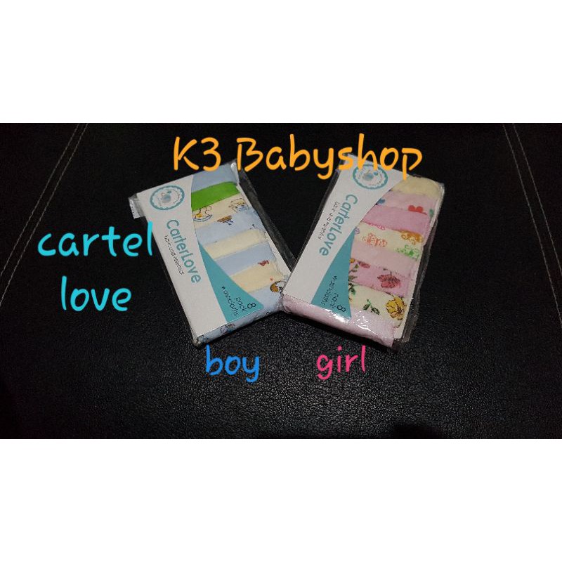 washcloth gerber 8pcs saputangan bayi lap mulut anak waslap