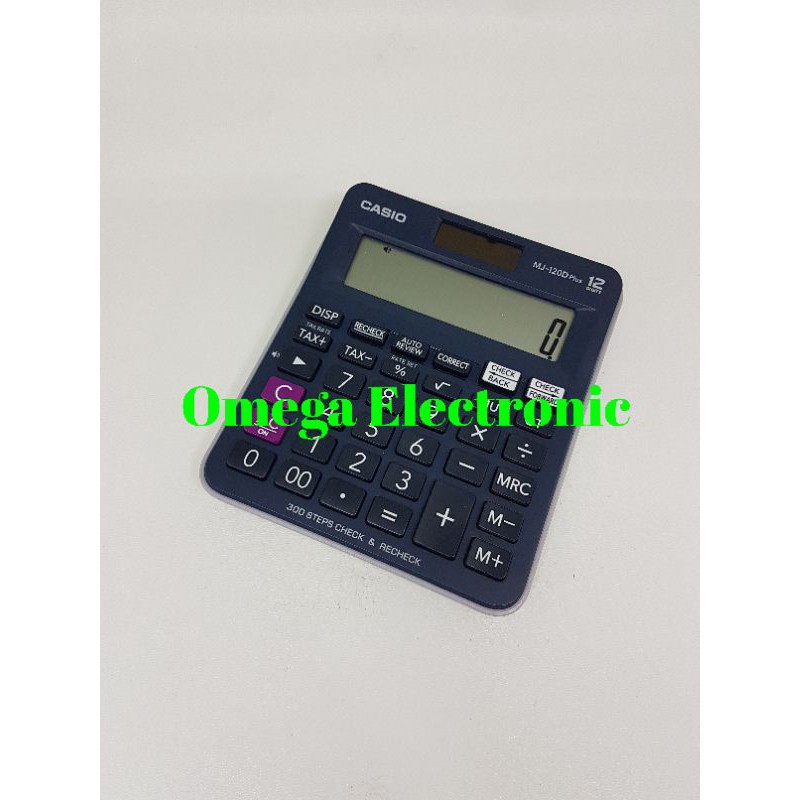 Casio Desktop MJ-120D Plus - Kalkulator Meja Office check correct MJ 120D Plus