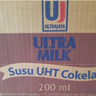 

BISA COD Susu Ultra Coklat/Full cream/Strawberry 200ml UHT - Coklat