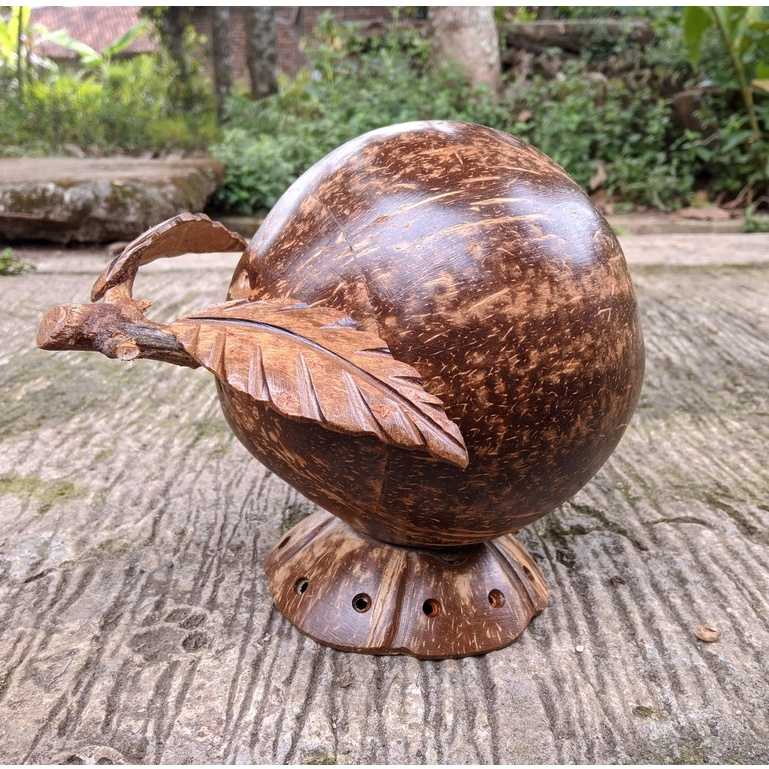 Jual celengan target uang koin batok kelapa tempurung kelapa | Shopee