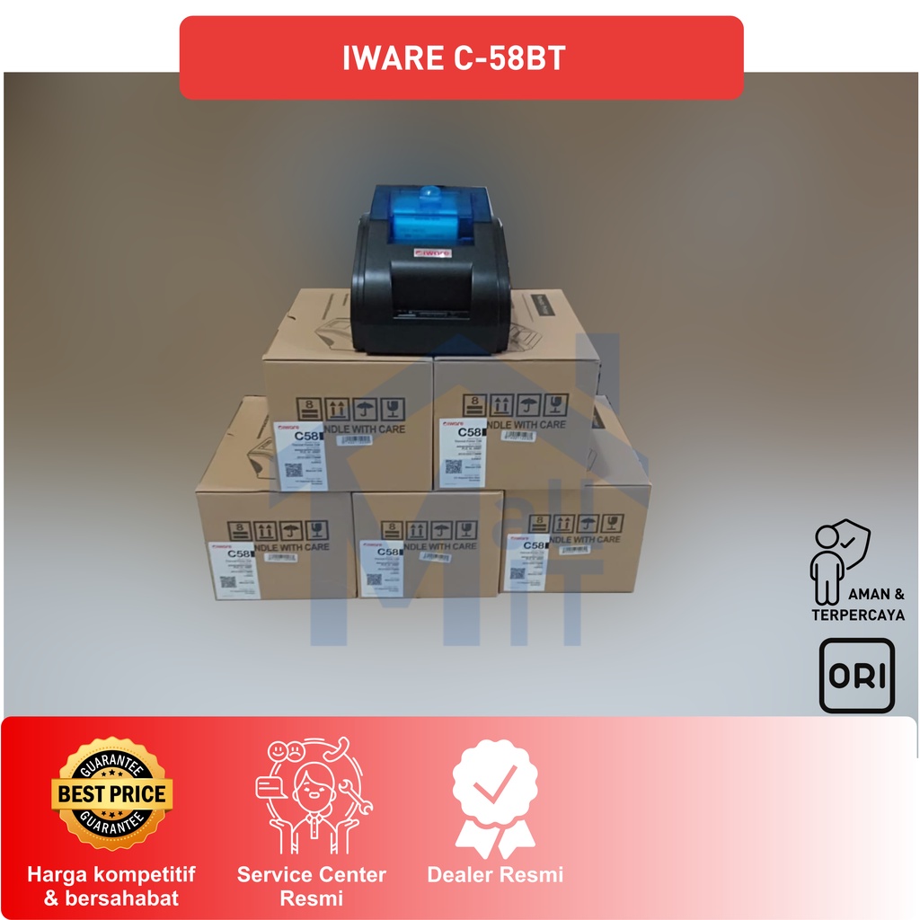 PRINTER IWARE BLUETOOTH C58BT C-58BT C58-BT KASIR POS MOKA PAWOON KUDO