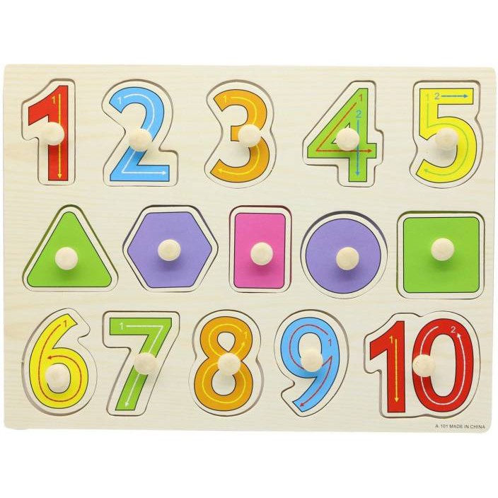 Maian Edukasi Puzzle Angka / Puzzle Angka Anak Pintar /Puzzle Angka Latihan Logika Anak