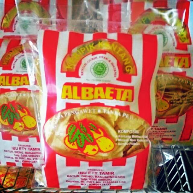 

Keripik kentang ALBAETA 250 gr