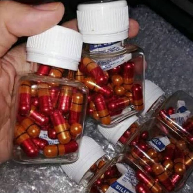 pelangsing kapsul merah orange SUPER STRONG,KJP(kapsul jamu pelakor RD)