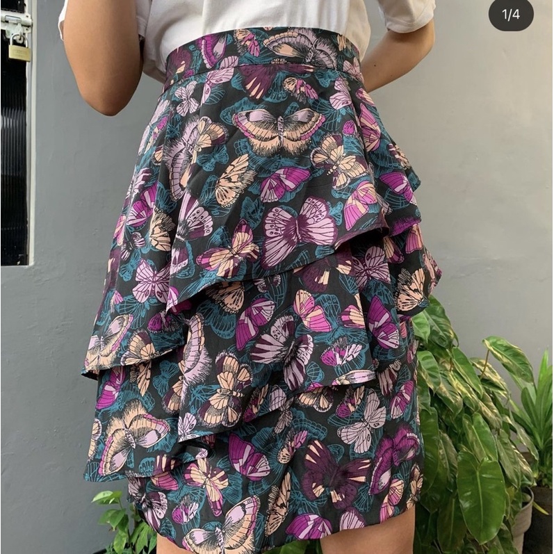 H&M Butterflies Skirt (PRELOVED)