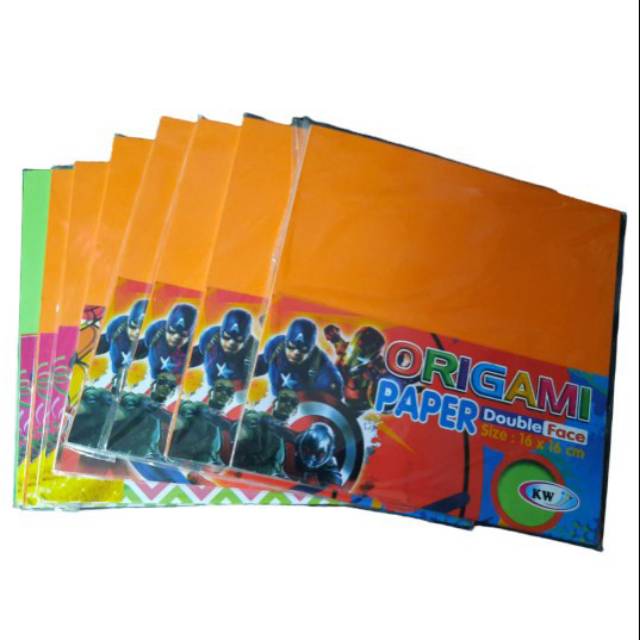 

ORIGAMI WARNA BOLAK BALIK ( KERTAS LIPAT ) 16 X 16 CM