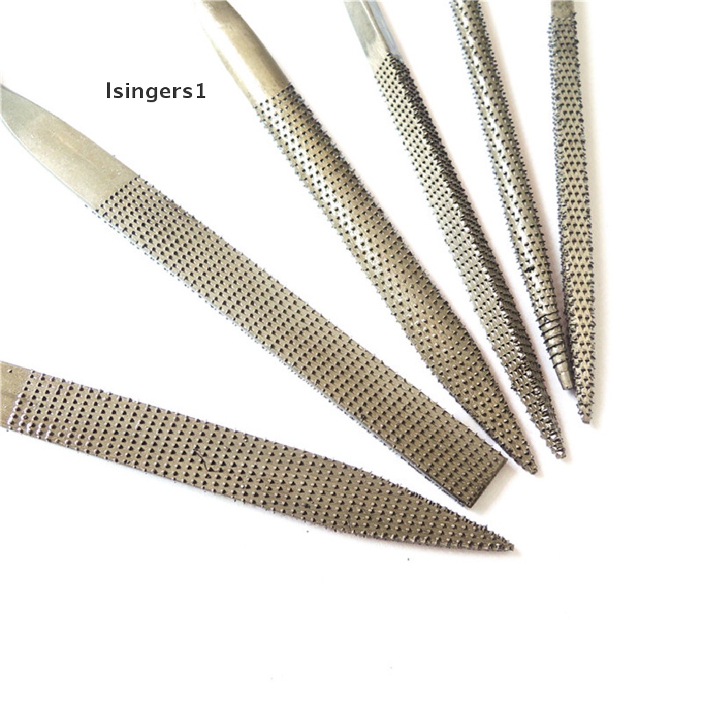 (lsingers1) 6pcs / Set Alat Ukir Kayu 5x140mm