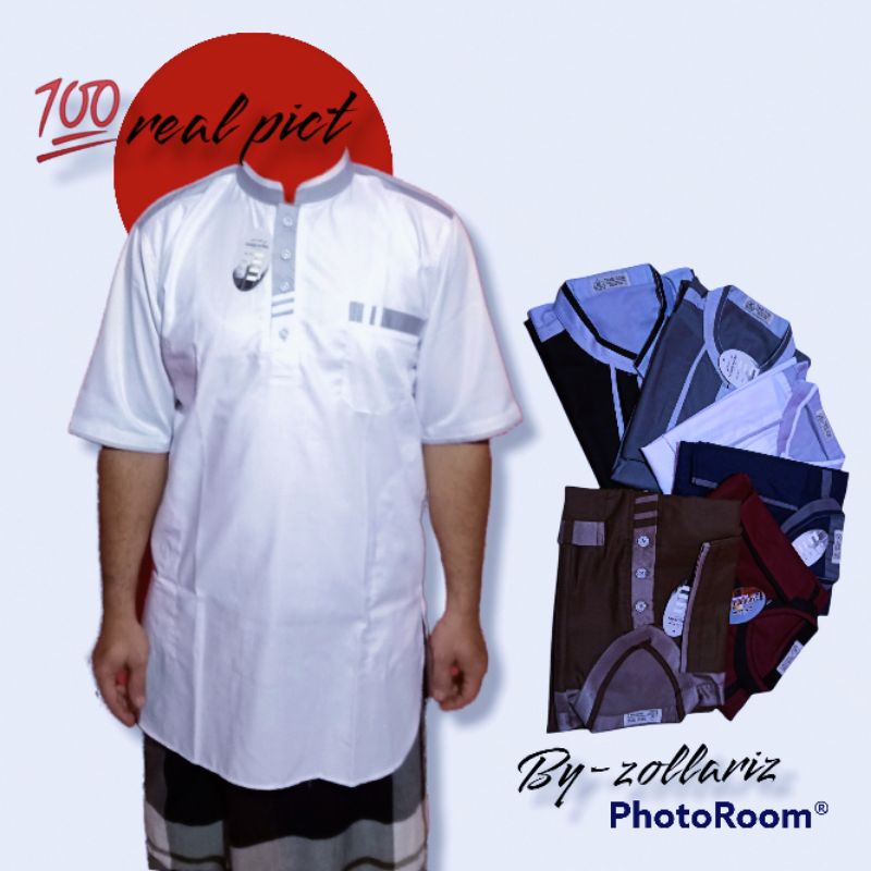 Baju koko kurta pakistan putih lengan panjang pendek kurta pakistan