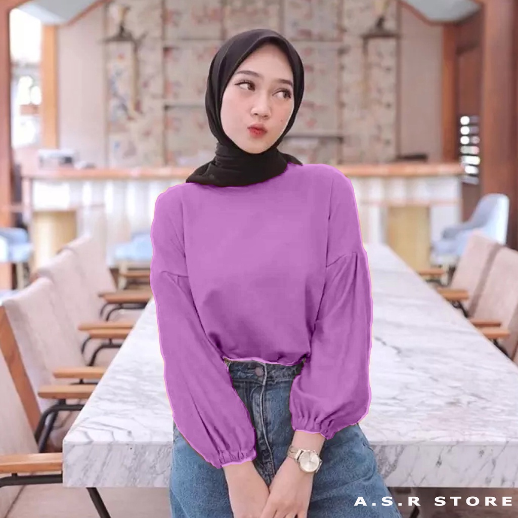 LUCI TOP BLOUSE/ ATASAN WANITA LENGAN BALON/ BAJU MUSLIM MODERN/ SIZE S M L XL XXL DISKON MENARIK UKURAN KUMPLIT BESAR NORMAL STANDAR REGULER JUMBO OVERSIZE PAKAIAN PEREMPUAN REMAJA DEWASA MODEL TERBARU HITS 2022 VIRAL OTHERS KEKINIAN TERLARIS OOTD CANTIK