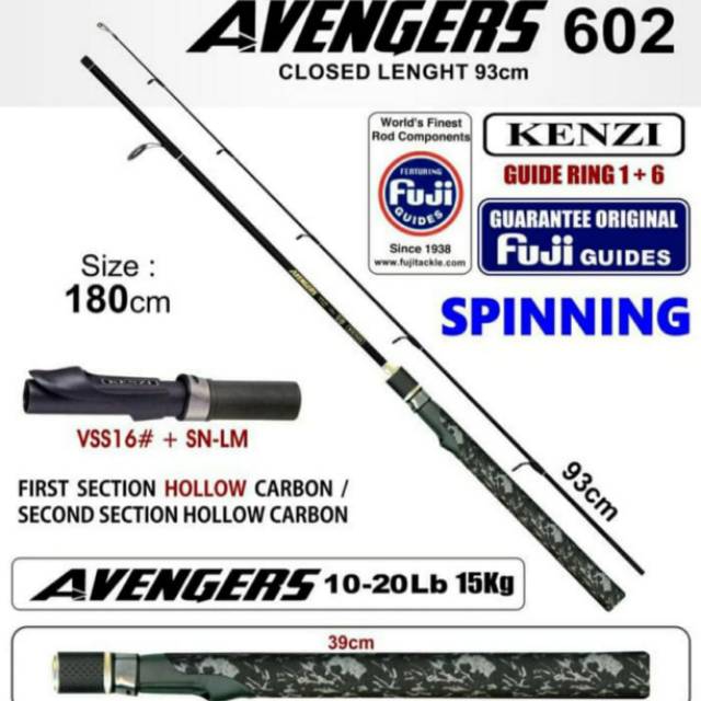 JORAN PANCING KENZI AVENGERS 602...10 - 20 LB FUJI