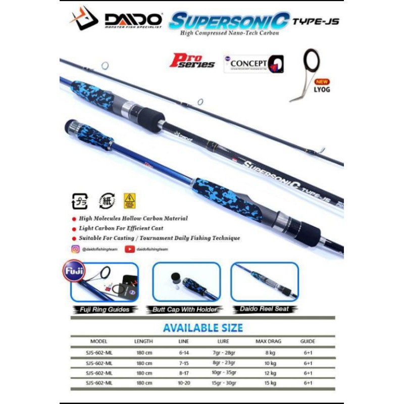 Joran Daido Supersonic ProSeries type JS 180