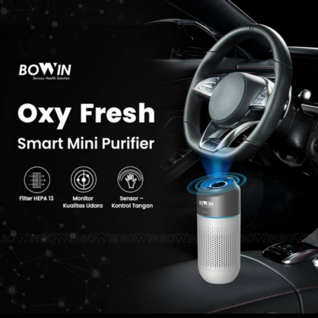 Bowin Airpurifier Car - Oxy Fresh Mini (HEPA Filter 13 &amp; Filter Carbon)