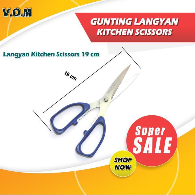 

Promo Awal tahun GUNTING LANGYAN KITCHEN SCISSORS - GUNTING DAPUR 0550 Diskon
