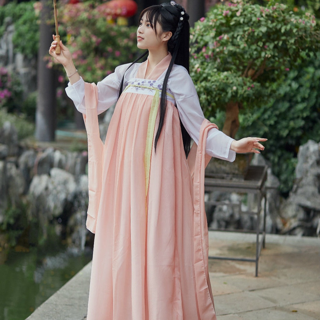 Women's Han Chinese clothing fairy archaistic ancient costume clothes fairy Super fairy suit chest-h