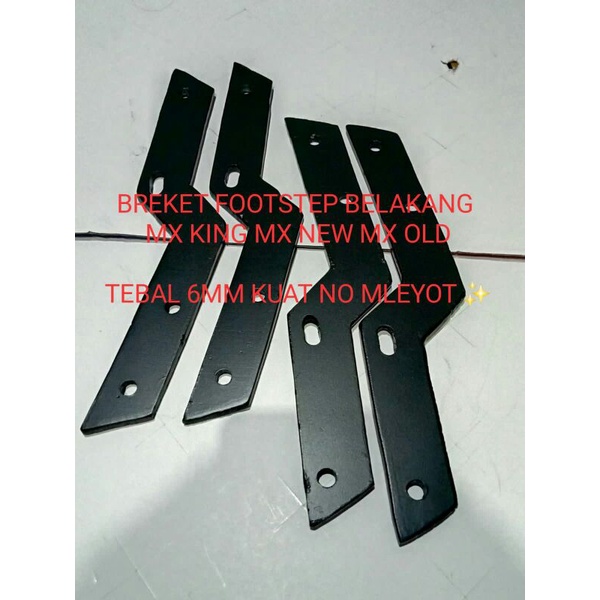 BREKET STEP BELAKANG MX KING MX NEW MX OLD BREKET FOSTEP UNDERBONE STEP FU KNALPOT NDANGAK
