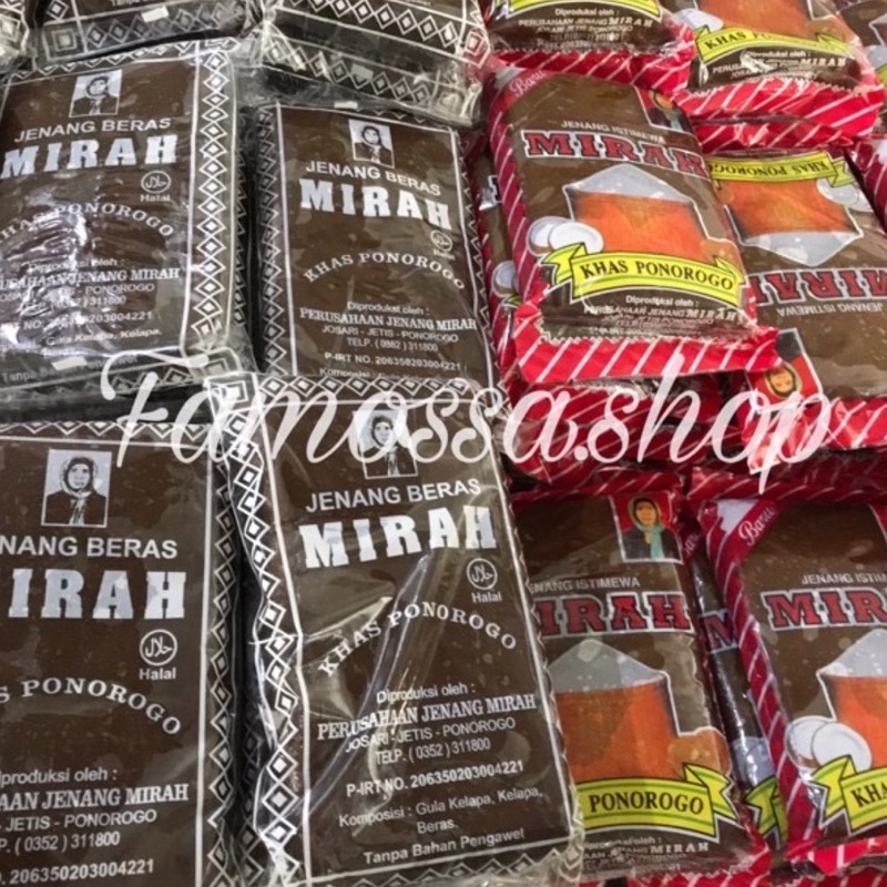 

JENANG MIRAH | JENANG KETAN | JENANG BERAS MIRAH ASLI OLEH-OLEH KHAS PONOROGO