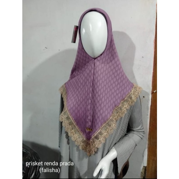 Hijab plisket marimar prada ori DOI