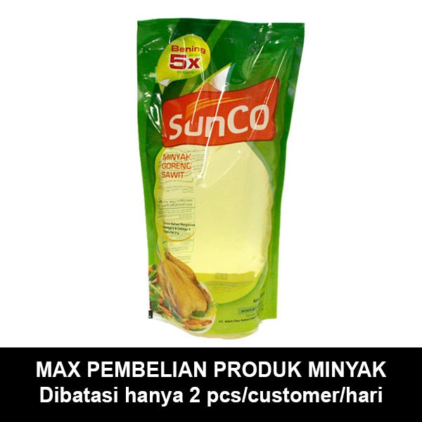 

Sunco Cooking Oil Ref 1 Liter