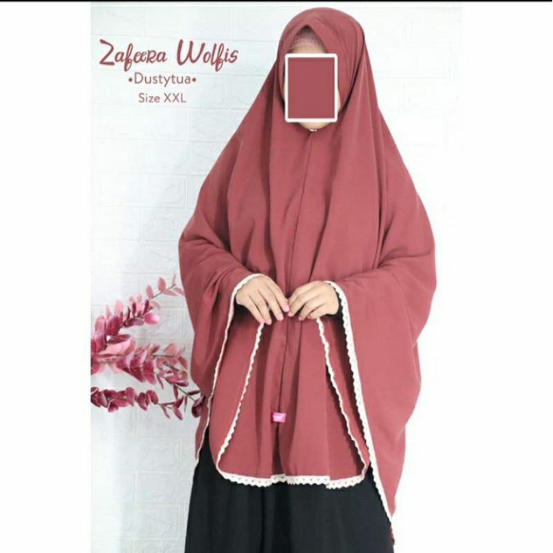 Khimar Antem Wolfis Zafeera by Hawari Collection