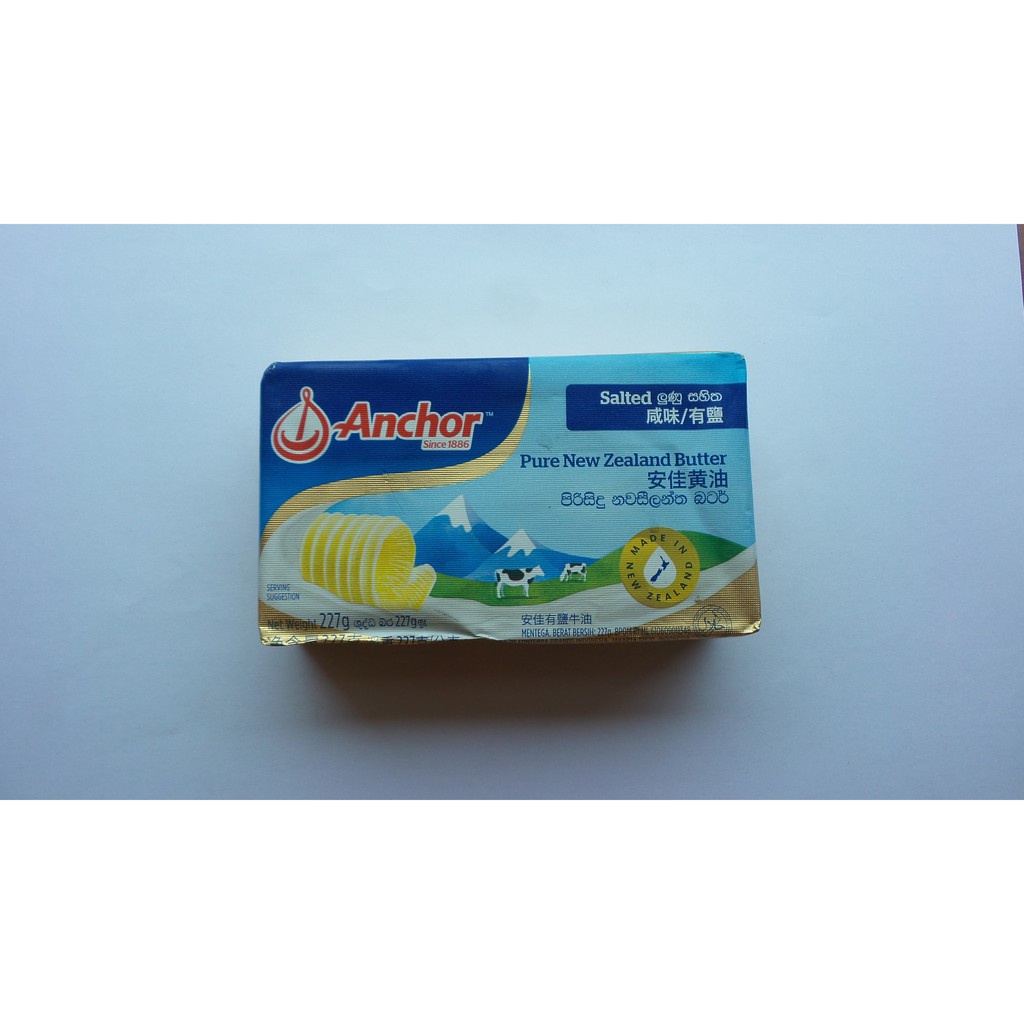 ANCHOR SALTED BUTTER - Mentega Anchor Salted 227gr