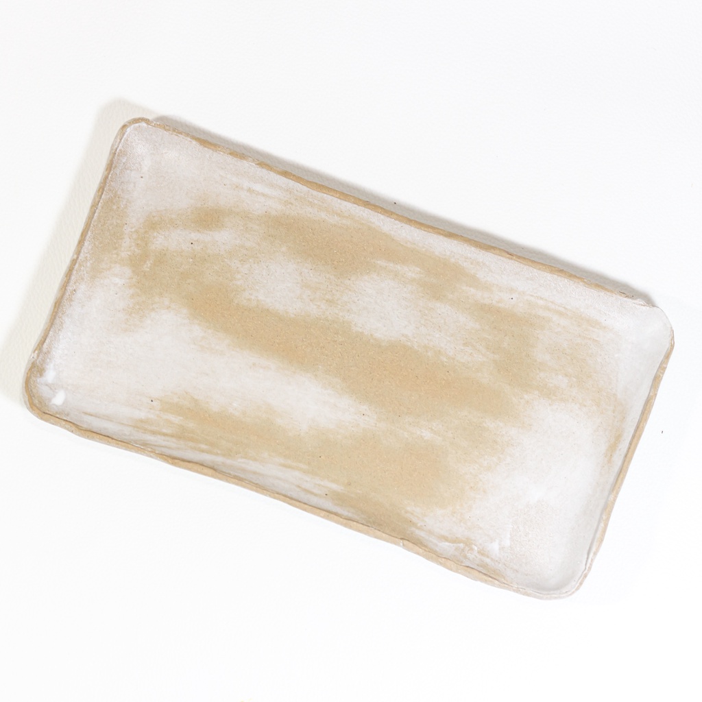 Nuanza Piring Keramik / Ranti White Large