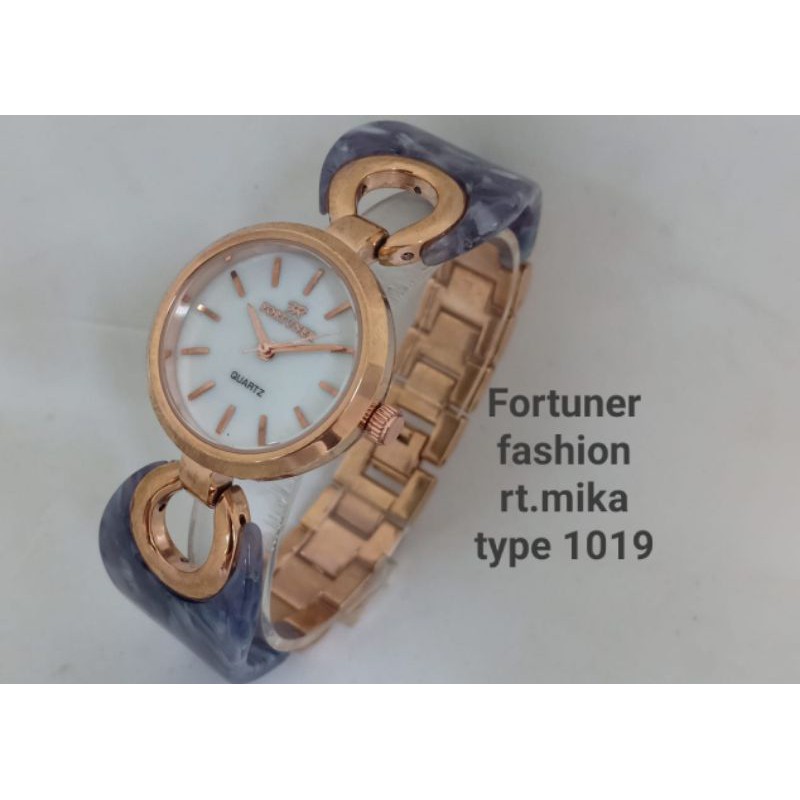 Jam Tangan Wanita Fortuner Original RT1019 Case Rosegold