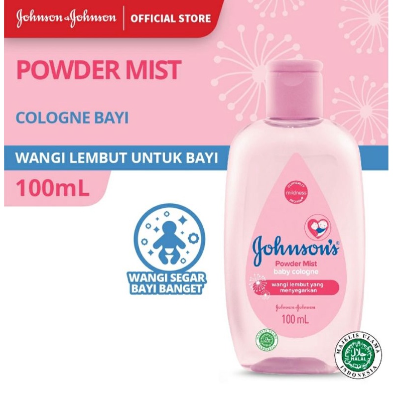 JOHNSONS BABY COLOGNE 100 ml Parfum Bayi