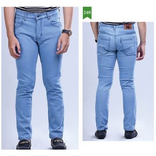  Celana  jeans Pria  model  regular standar basic Murah 