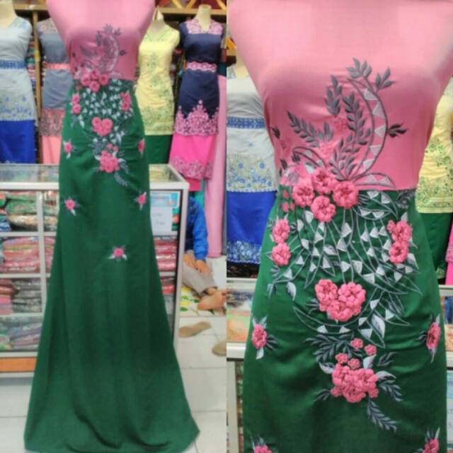 Kain bordir gamis baloteli