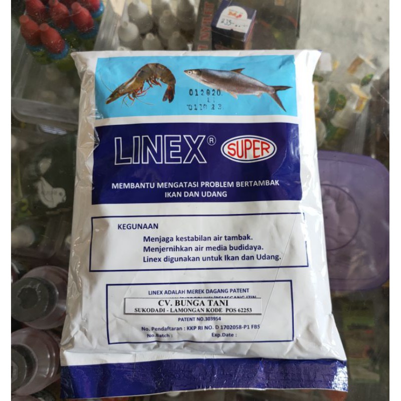 LINEX SUPER vitamin tambak ikan udang 500 gram linex super