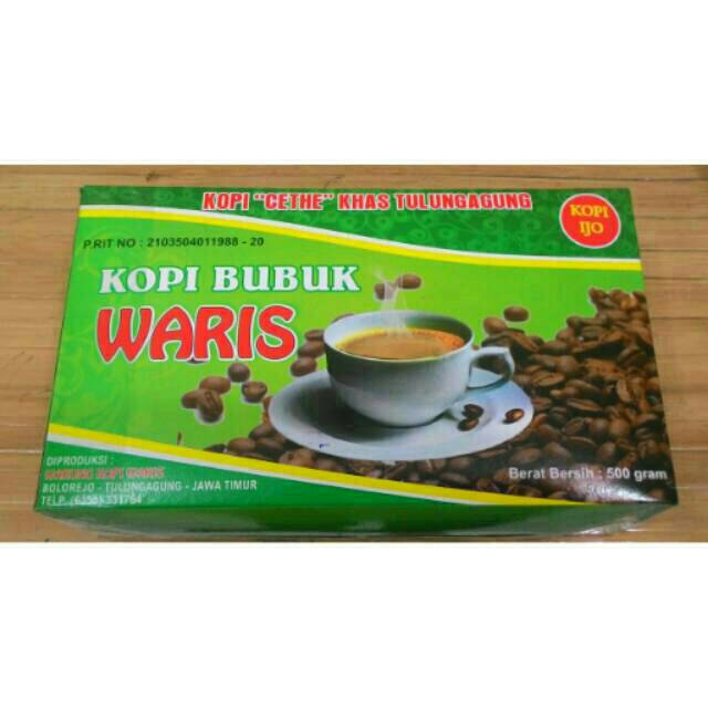 

Kopi bubuk (Kopi Ijo) Waris Tulungagung 500gr