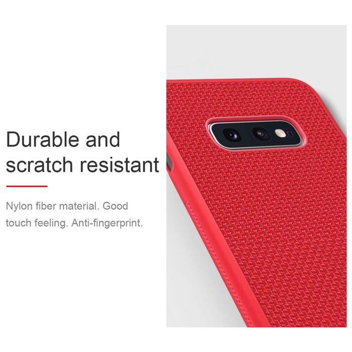 Hard Case SAMSUNG Galaxy S10e  Nillkin Textured Nylon Fiber Casing Original