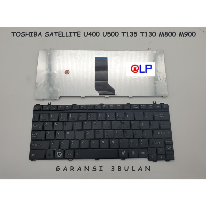 Keyboard Toshiba Satellite U400 U500 M800 T135 T130 - Black