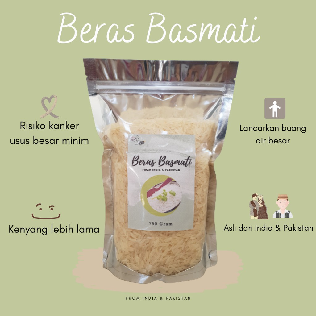 

BERAS BASMATI HD 750GR