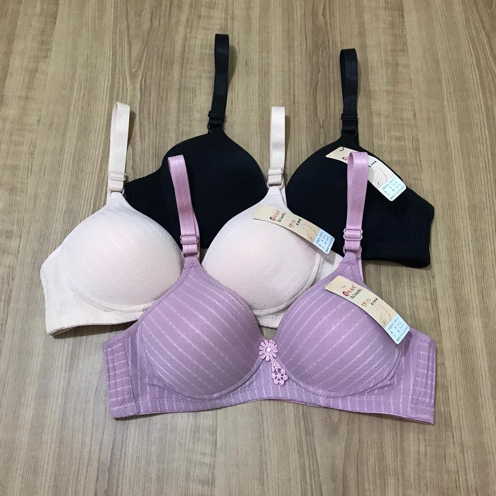 Bh/Bra Harian ada Kawat Busa Tipis Tanpa Kawat 2218 Import