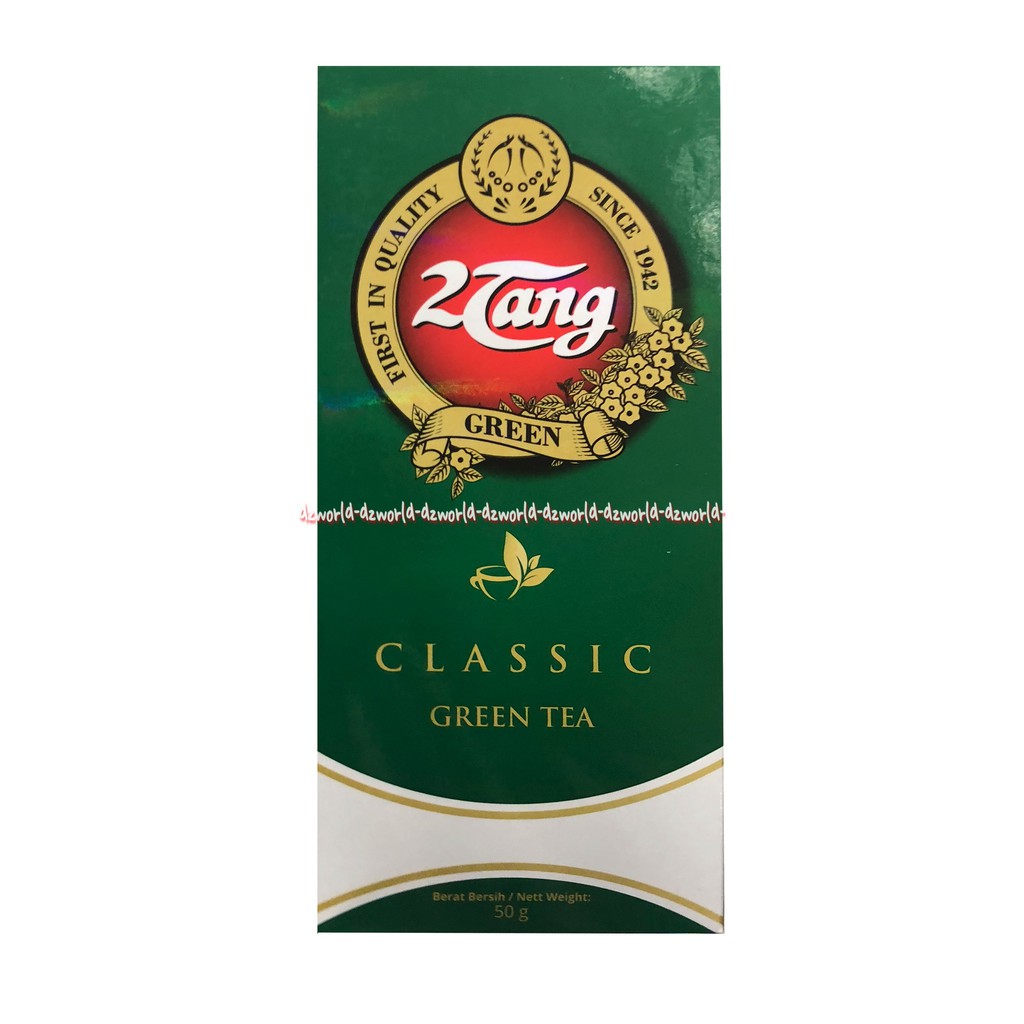 Teh 2Tang Classic Jasmine Green Tea Menurunkan Kolesterol Classic Jasmin Tea 50gr 2 Tang Teh 2Tang Teh Bubuk Aroma Melati