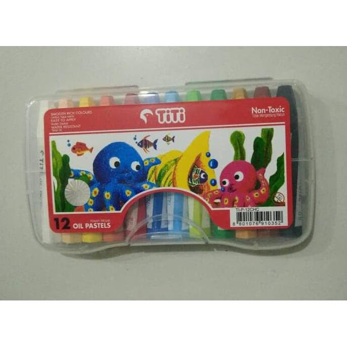 

Crayon oil pastel TiTi 12 warna