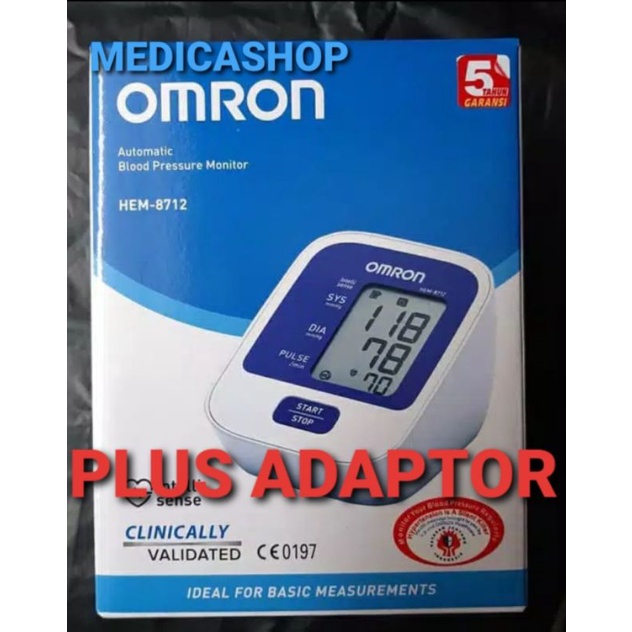 Tensimeter Digital Omron HEM 8712 Original Plus Adaptor