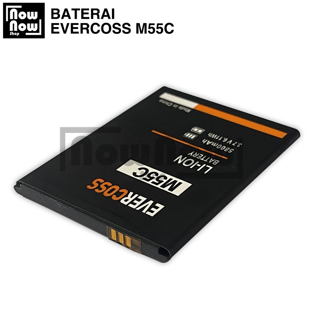 Baterai Evercoss M55C Xtream 2 Plus M55 Original Double Power Batre Batrai Battery HP Evercross Cross