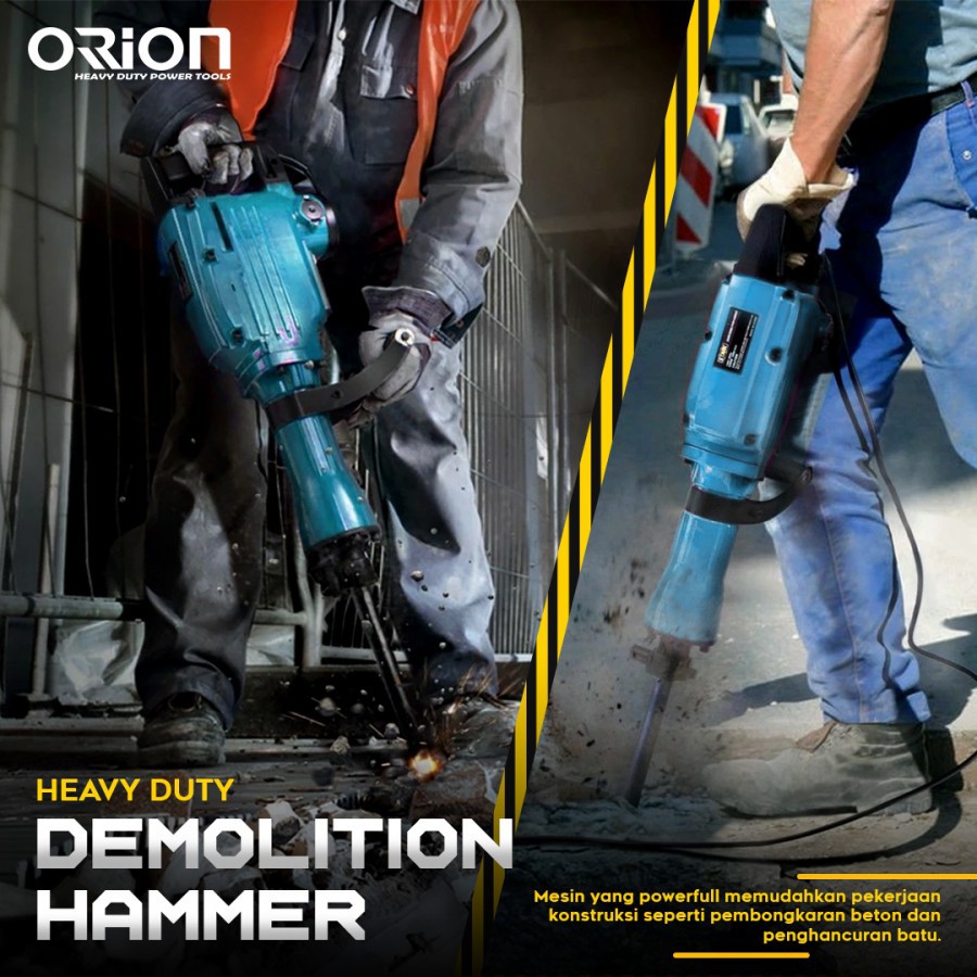 Mesin Jack Hammer Bobok Beton Orion DH-65A Demolition Hammer DH-65A