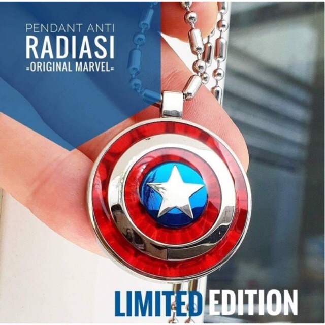 LIMITED EDITION MARVEL / kalung kesehatan / kalung anti radiasi / kalung pendant MCI / ORIGINAL