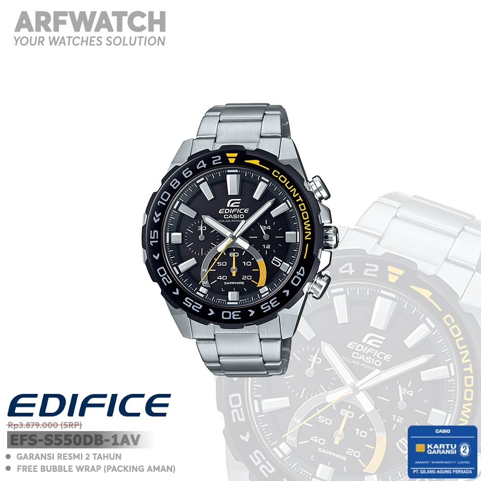 Casio Edifice EFS-S550DB-1AV / EFS-S550DB-1AVUDF Original