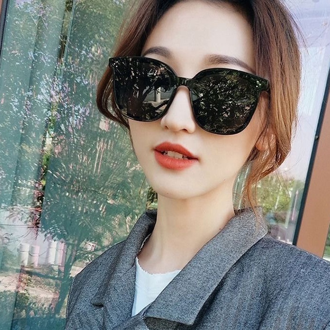 Kacamata Hitam Model gm Influencer Gaya Korea Retro Untuk Pria Dan Wanita