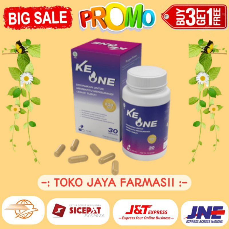 Ke One Asli - KeOne Original Obat Pelangsing Herbal - Obat Diet Penurun Berat Badan Asli