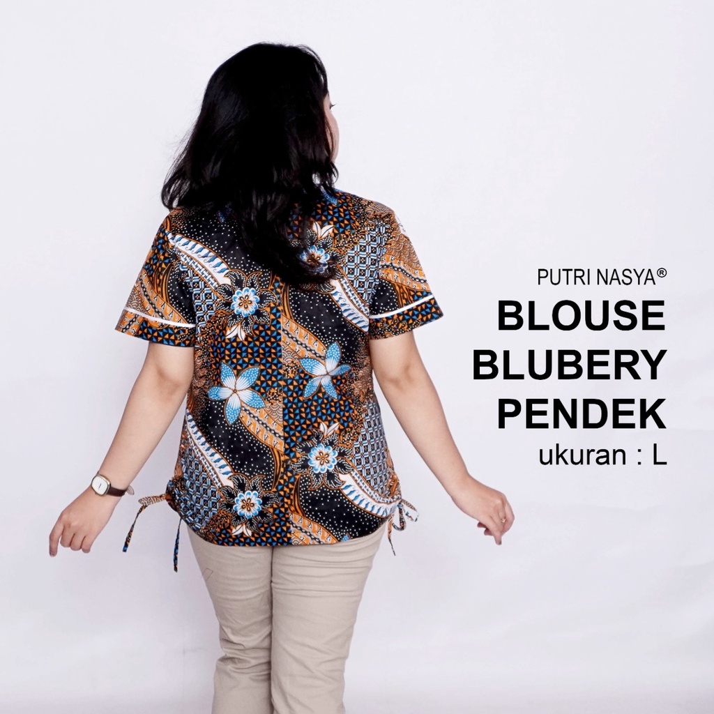 Blouse Big Size Wanita Atasan Batik Jumbo LD 140 Pakaian Atasan Model Blus Jumbo Seragam Kerja Batik / Pakaian Kekinian L-XL-2L-3L-4L-5L-6L-7L / Baju Batik Kerja Kantor Wanita Model Terkini