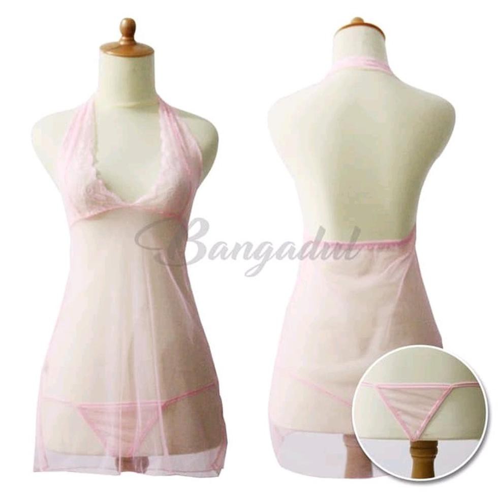 Sexy Open Lingerie & Open Bra Warna Putih