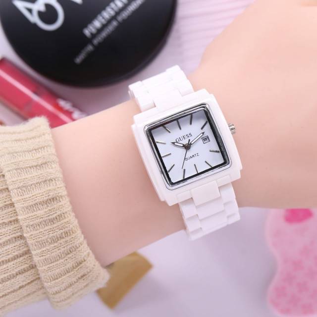 Jam tangan wanita - jam tangan guees analog tali mika