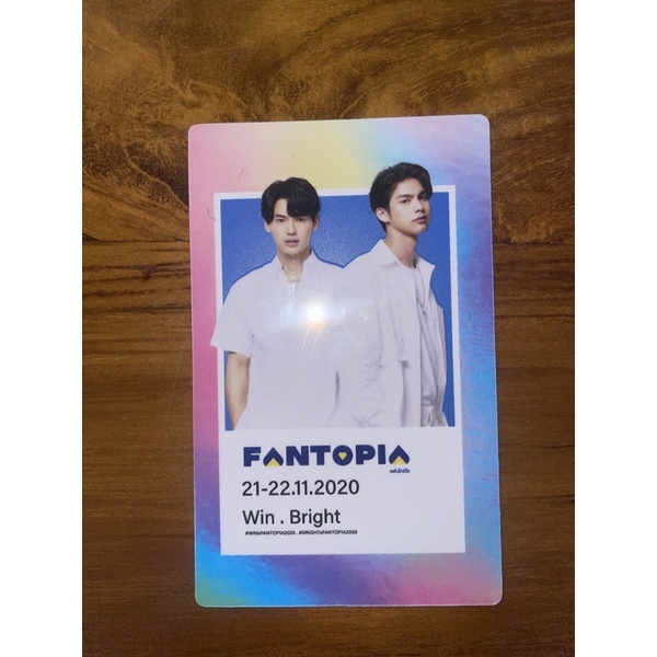 BOOKED BrightWin Token Card Fantopia